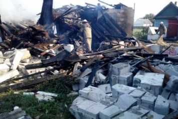 Взрыв газа уничтожил дом на Житомирщине