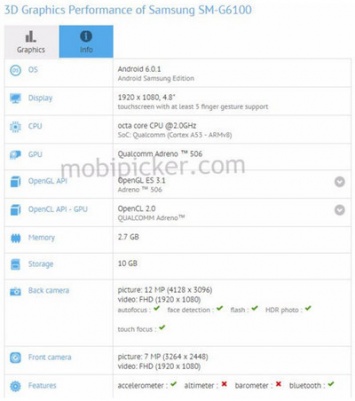 Названы некоторые спецификации смартфона Samsung Galaxy On7 (2016)
