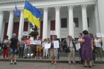 Как это было: Одесситы протестовали против принятия зонинга (ФОТО, ВИДЕО)