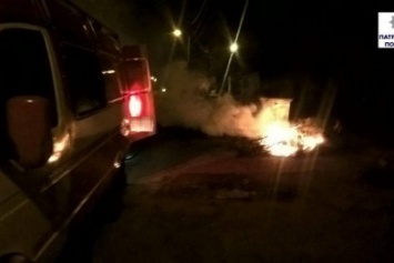 В Заводском районе Николаева неизвестные злоумышленники устроили пожар (ФОТО)