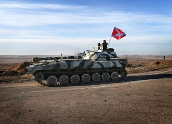 Российские боевики ведут огонь из самоходных артустановок