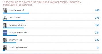 Началось онлайн-голосование за новое имя для аэропорта "Борисполь"
