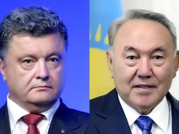 П.Порошенко договорился с Н.Назарбаевым координировать позиции в Совбезе ООН