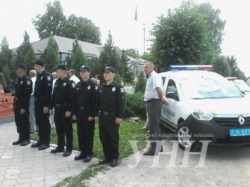 Первую станцию??патрульной полиции открыли в Хмельницкой области