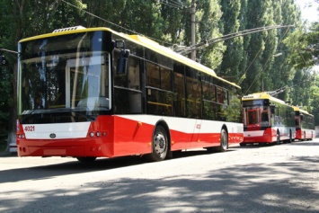 5 новых троллейбусов выходят на маршруты Одессы. Фото