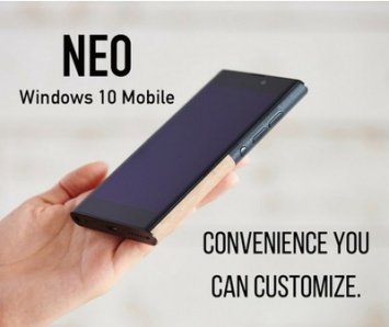 NuAns начинается продажи своего Windows-смартфона Neo за пределами Японии
