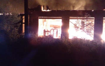 В Черкасской области горело помещение машиностроительного завода