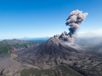 На Камчатке произошел выброс пепла из вулкана Ключевской