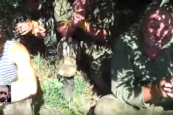 Плененные боевики под Широкино спали на позициях (ВИДЕО)