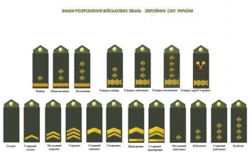 Украинские военные получили новые знаки отличия (фото)