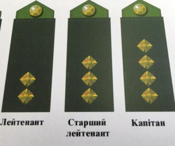 На погонах украинских военнослужащих теперь будут ромбы