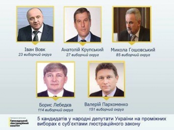 На довыборах в Раду принимают участие чиновники времен Януковича (фото)