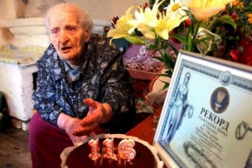 Самая старая украинка живет в Черниговской области. Ей исполнилось 116 лет