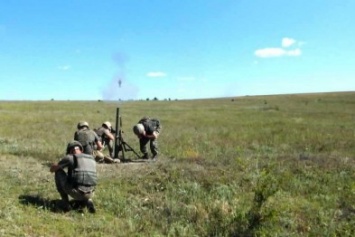 Украинские военнослужащие провели учения в Николаевской области (ФОТО)
