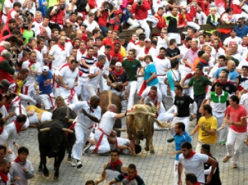 В Испании во время забега с быками пострадали четыре человека