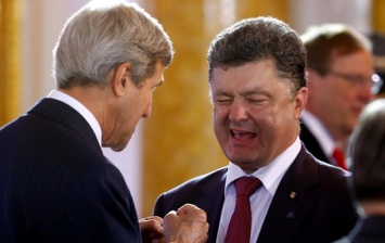 У Порошенко разочарованы: Керри пообещал Украине лишь моральную поддержку