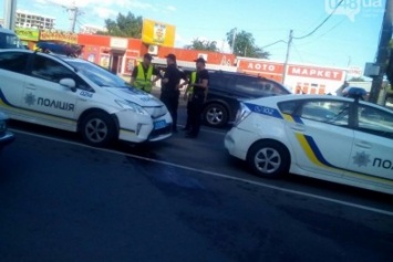 В Одессе на Котовского колонна полиции попала в аварию (ФОТО)