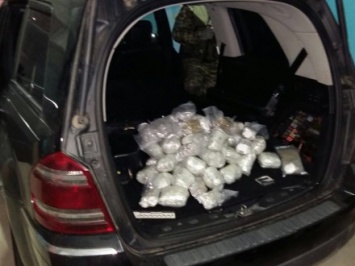 Россиянин пытался перевезти 22 кг наркотиков через госграницу