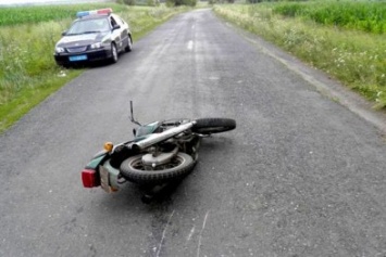 На Полтавщине в ДТП пострадали два мотоциклиста