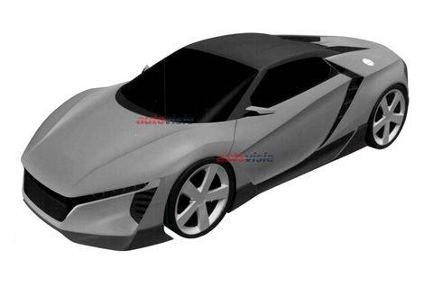 Появились патентные изображения неизвестного спорткара Acura