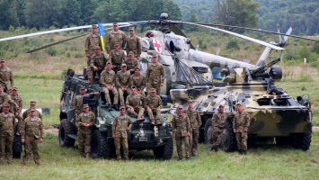 Во Львовской обл. завершились украинско-американские военные учения "Репид Трайдент-2016"