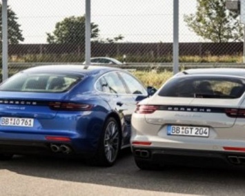 В Германии заметили новые Porsche Panamera 4S и Turbo