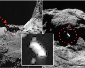 Уфолог обнаружил на комете 67Р корабль инопланетян