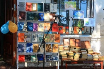 В Геническе заработала уличная библиотека (фото)