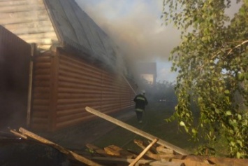 На Кировоградщине в пожаре пострадал человек