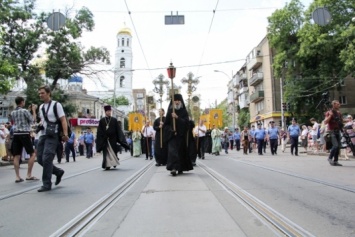 В центре Одессы на время крестного хода ограничили движение
