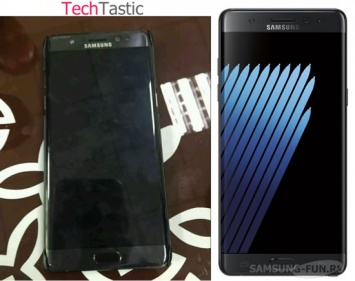 Первое фото фаблета Samsung Galaxy Note 7