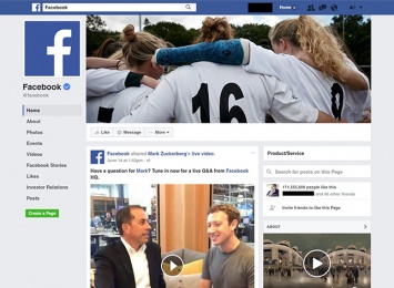 Facebook тестирует новый дизайн страниц без рекламы