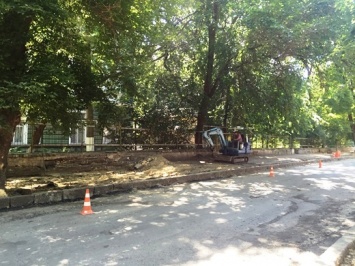 В Одессе начался капитальный ремонт Обсерваторного переулка. Фото
