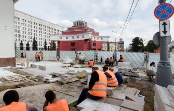 В Москве погиб рабочий при реконструкции тротуара