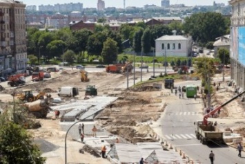 В мэрии обещают закончить реконструкцию Павловской площади через месяц