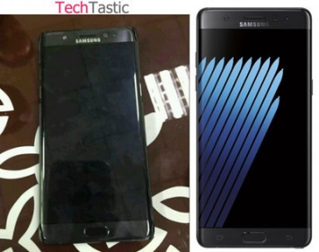 Планшетофон Samsung Galaxy Note 7 "засветился" на первом "живом" фото