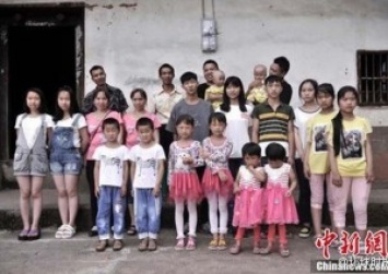 В небольшой китайской деревне живут сразу 39 пар близнецов