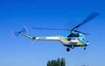 В Сумской области упал вертолет Ми-2