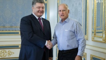 Порошенко рассказал губернатору Калифорнии об украинском ИТ-потенциале