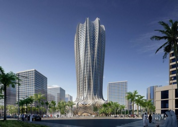 Концептуальный небоскреб от Захи Хадид будет построен в Катаре