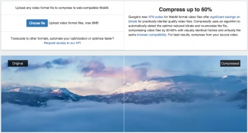 Compressify - инструмент для сжатия видеороликов на 20-60%