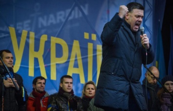 Тягнибок: Украина погружается в новую революцию, на руках - 4 миллиона "стволов"