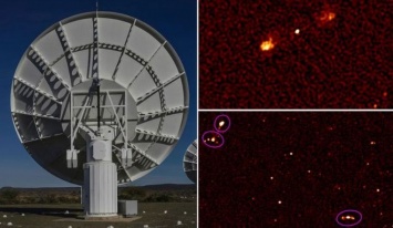 Используемый впервые радиотелескоп обнаружил больше тысячи галактик