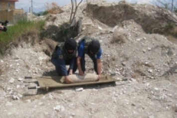 В крымском курортном селе нашли 100-килограммовую бомбу времен войны