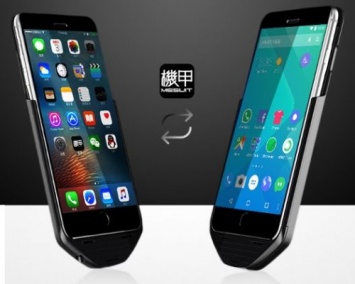 Новый чехол Mesuit для iPhone позволит запустить на смартфоне ОС Android