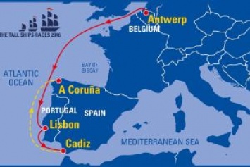 Испания: Регата больших кораблей финиширует в А-Корунье