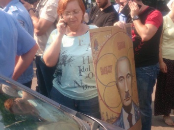 На крестной ходе заметили фото Путина (фото)