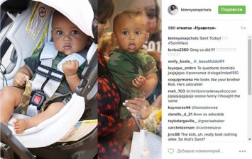 Ким Кардашьян опубликовала в Instagram новые фотографии сына Сейнта