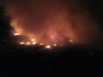 Под Киевом снова горела несанкционированная свалка