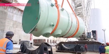 В Беларуси во время строительства АЭС рабочие уронили 330-тонный корпус ядерного реактора